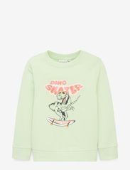 printed sweatshirt - FRESH APPLE LIME GREEN