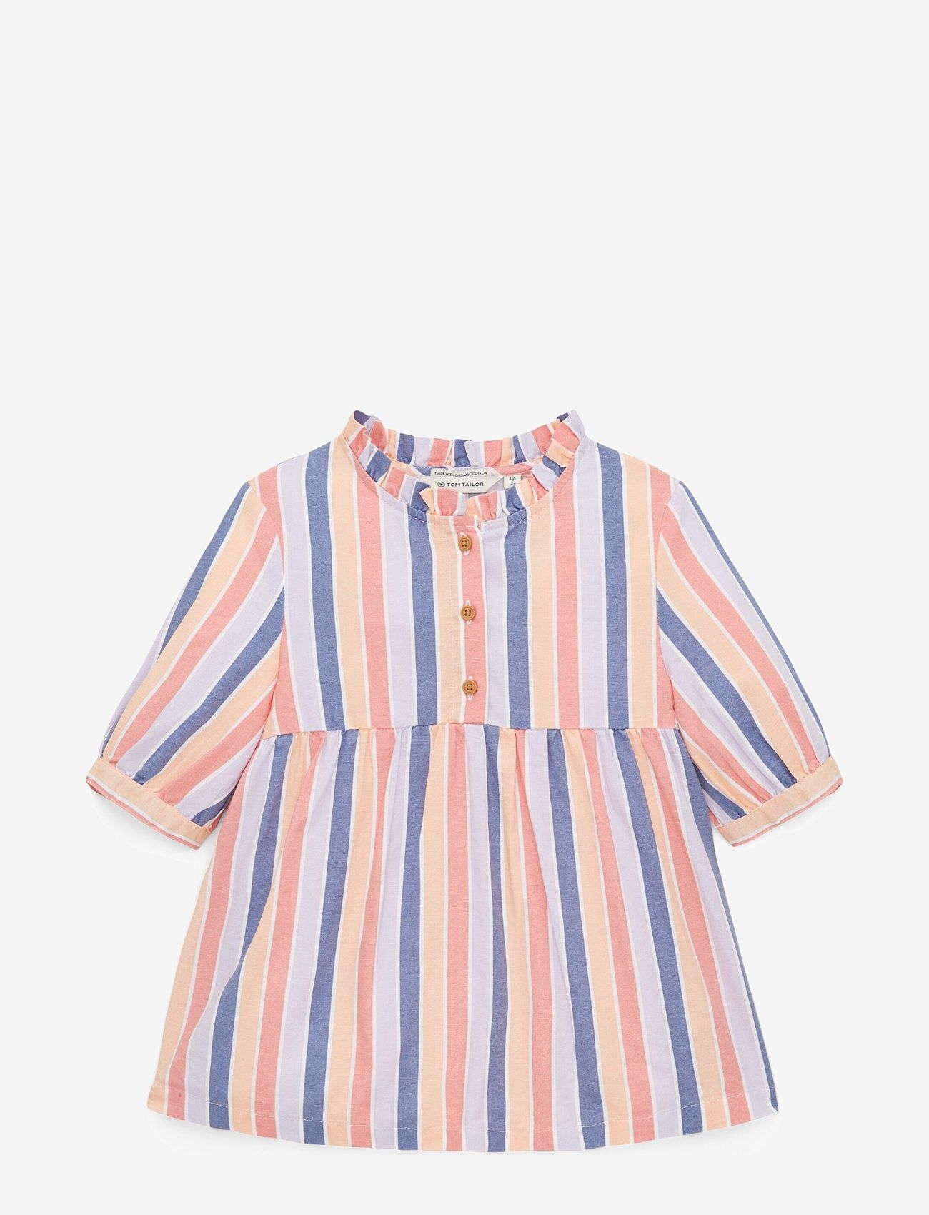 Tom Tailor - striped ruffle blouse - sommarfynd - vertical multicolor stripe - 0