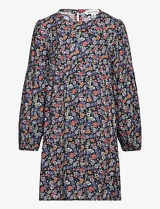 all over printed dress with flowers, Tom Tailor