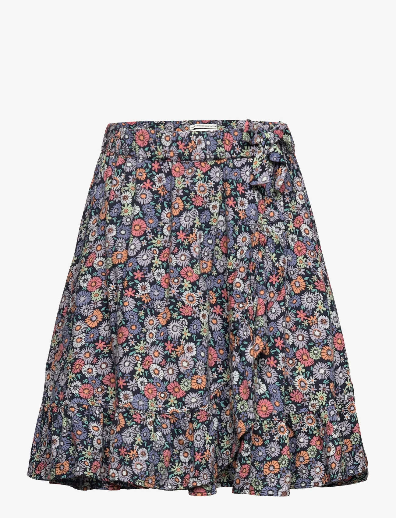 Tom Tailor - all over printed skirt with flowers - kurze röcke - multicolor flower print - 0