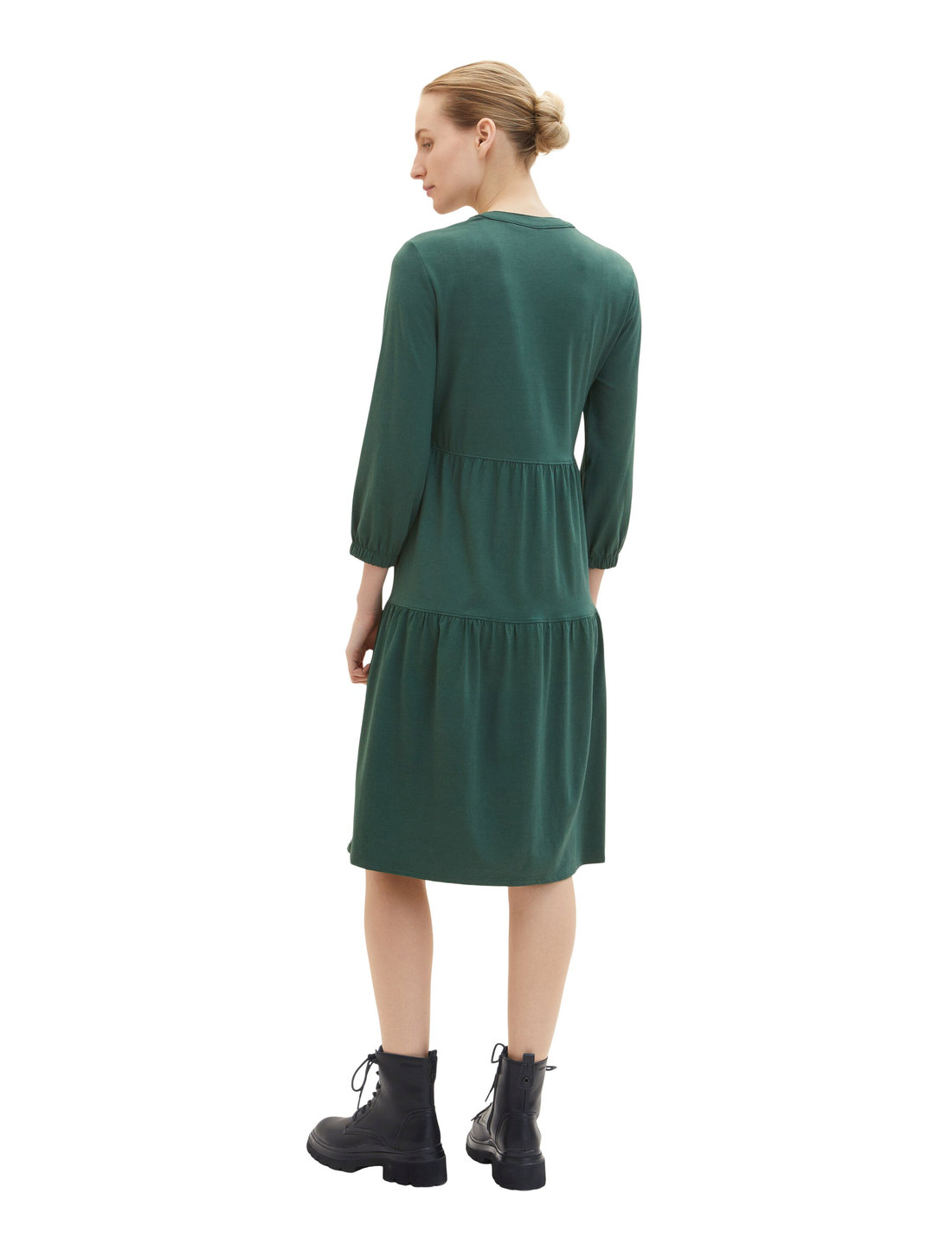Tom Tailor Dress Jersey With Volants - Short Dresses