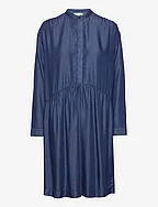 dress denim look - CLEAN MID STONE BLUE DENIM