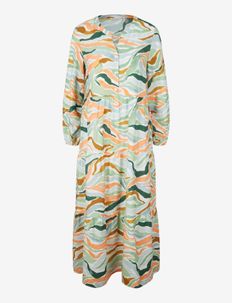 maxi dress with volants, Tom Tailor