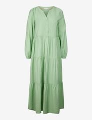 Tom Tailor - maxi dress with volants - sommerkjoler - okra green - 0