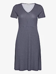 Tom Tailor - dress easy jersey - t-shirt jurken - navy geometrical design - 0