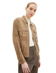 Tom Tailor - blazer soft utility - utility jackets - splashed clay beige - 1