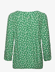 Tom Tailor - T-shirt boat neck alloverprint - green floral design - 1