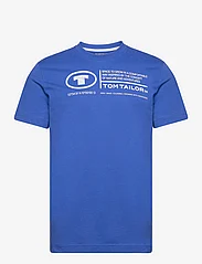 Tom Tailor - printed crewneck t-shirt - die niedrigsten preise - sure blue - 0