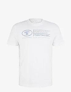 printed crewneck t-shirt, Tom Tailor