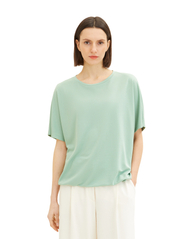 Tom Tailor - T-shirt fluent batwing - laagste prijzen - okra green - 6