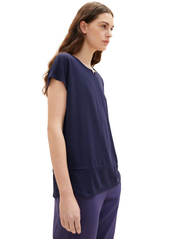 Tom Tailor - T-shirt fabric mix - laagste prijzen - atlantic ocean blue - 1