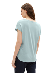 Tom Tailor - T-shirt fabric mix - alhaisimmat hinnat - dusty mint blue - 3