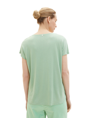 Tom Tailor - T-shirt fabric mix - laveste priser - okra green - 3