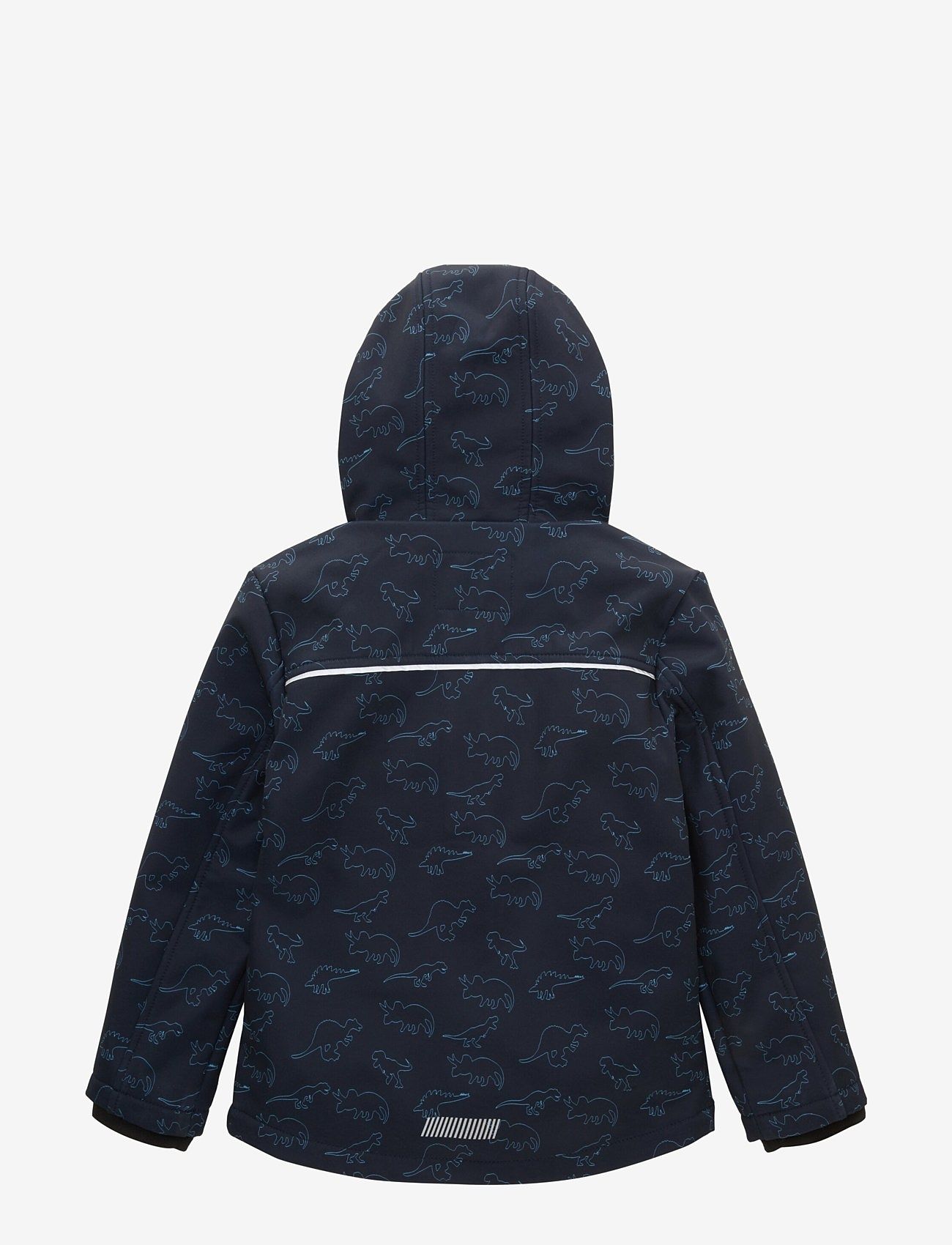 Tom Tailor - softshell jacket - softshell jackets - navy blue outlined dino aop - 1