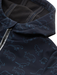 Tom Tailor - softshell jacket - softshell jackets - navy blue outlined dino aop - 2