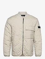relaxed liner jacket - BEIGE ALFALFA