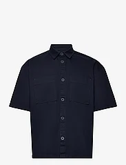 Tom Tailor - boxy twill shirt - basic skjortor - sky captain blue - 0