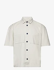 Tom Tailor - boxy twill shirt - basic-hemden - white sand - 0