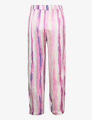 Tom Tailor - pants printed sateen culotte - culottes-housut - pink tie dye stripe - 1