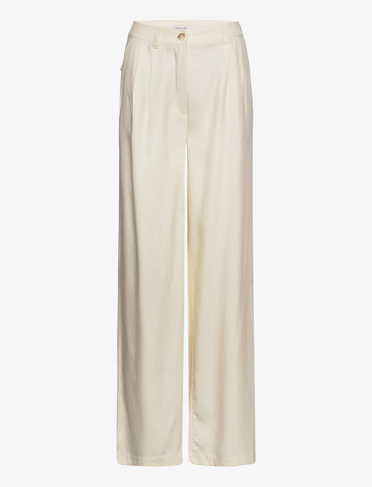 Tom Tailor - Tom Tailor Lea straight Tencel - party wear at outlet prices - ivory ecru - 0