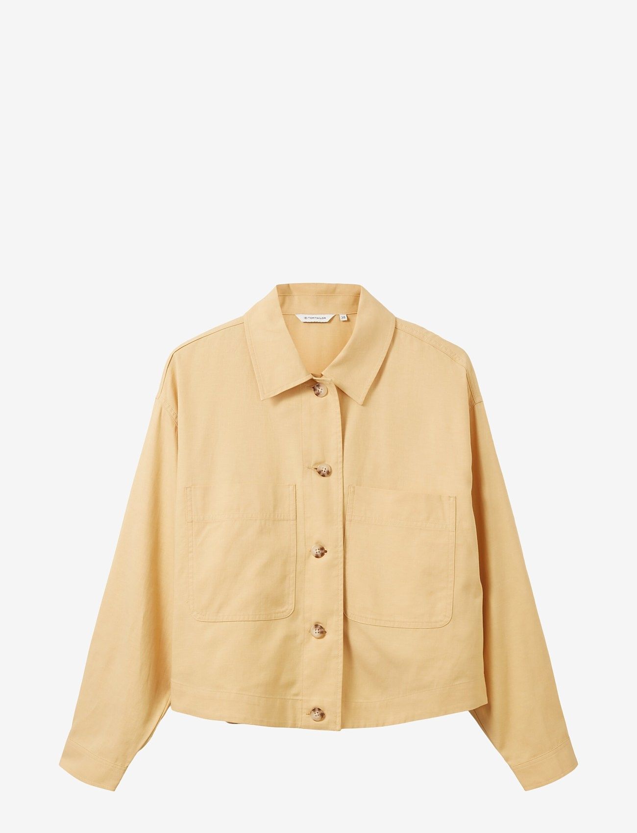 Tom Tailor - loose fit blazer jacket - spring jackets - fawn beige - 0