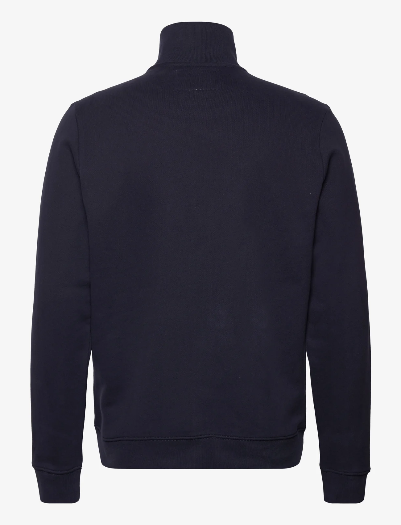 Tom Tailor - cutline sweat jacket - laveste priser - knitted navy - 1