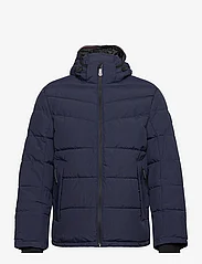 Tom Tailor - puffer jacket with hood - vinterjackor - sky captain blue - 0