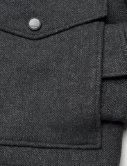 Tom Tailor - casual wool jacket - vilnoniai švarkeliai - grey big herringbone optic - 3