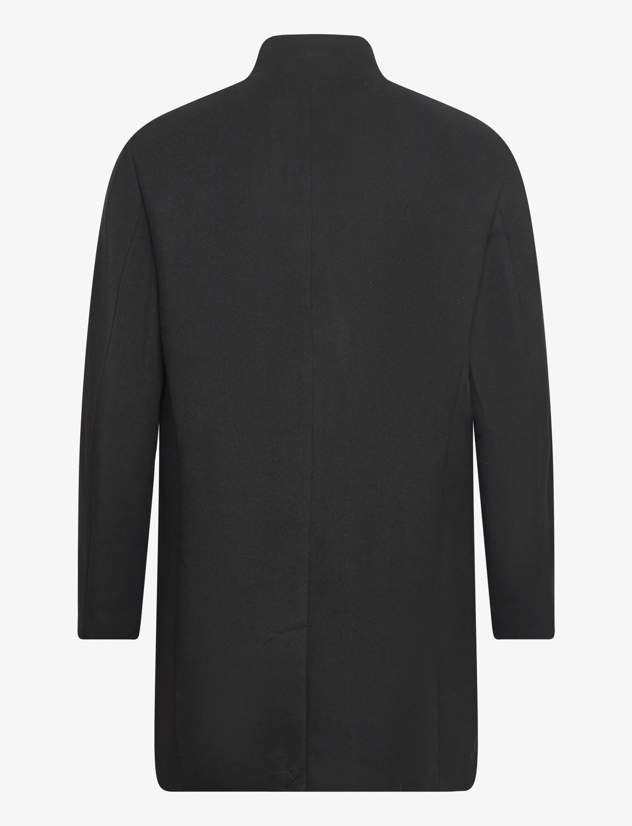 Tom Tailor - three button wool coat - vinterjackor - black - 1