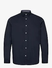 Tom Tailor - stretch poplin shirt - basic skjortor - sky captain blue - 0