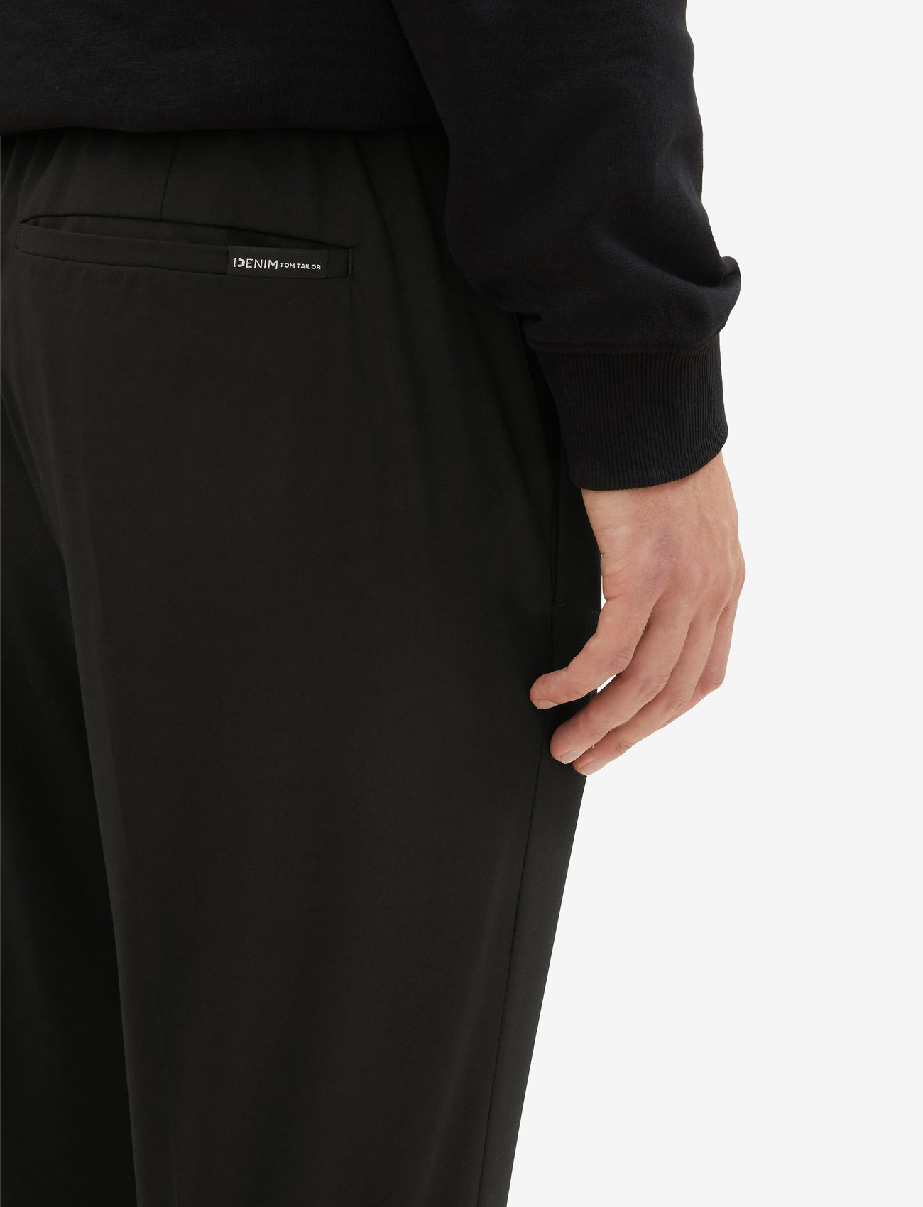 Tom Tailor - relaxed tapered pants - black - 4