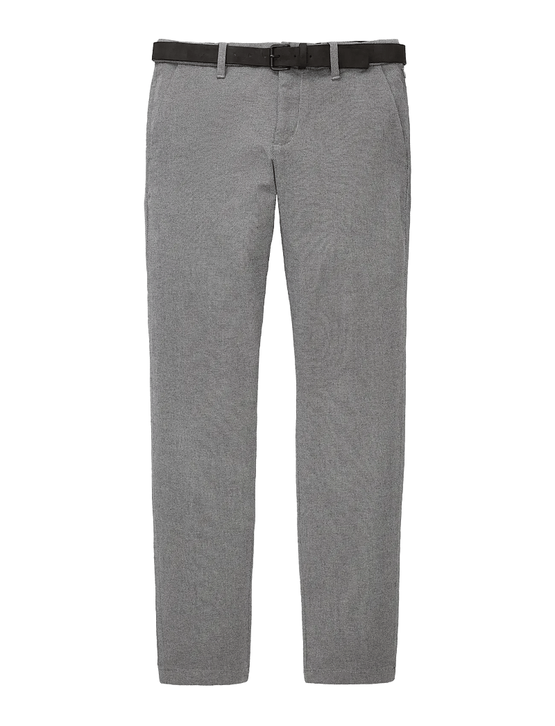 Tom Tailor - traveler slim chino - chinos - white navy zig zag structure - 1