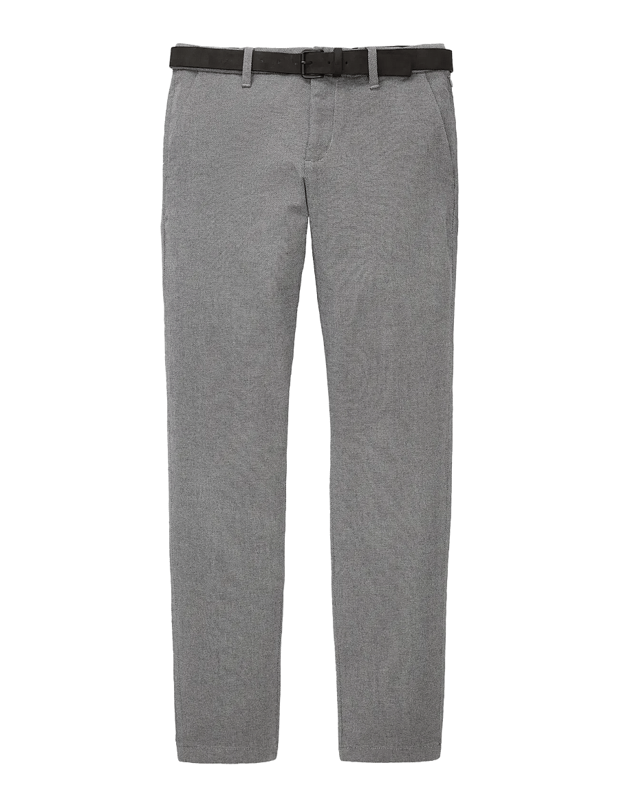 Tom Tailor - traveler sli - chino stila bikses - white navy zig zag structure - 1