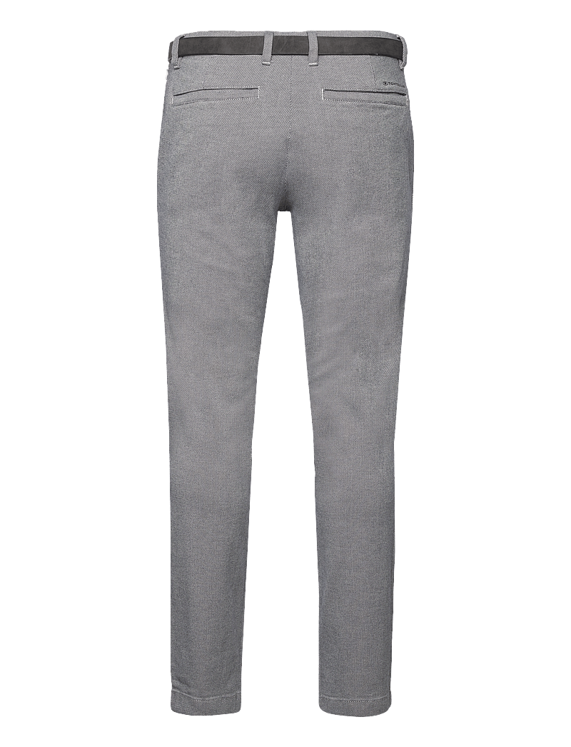 Tom Tailor - traveler slim chino - chinos - white navy zig zag structure - 2