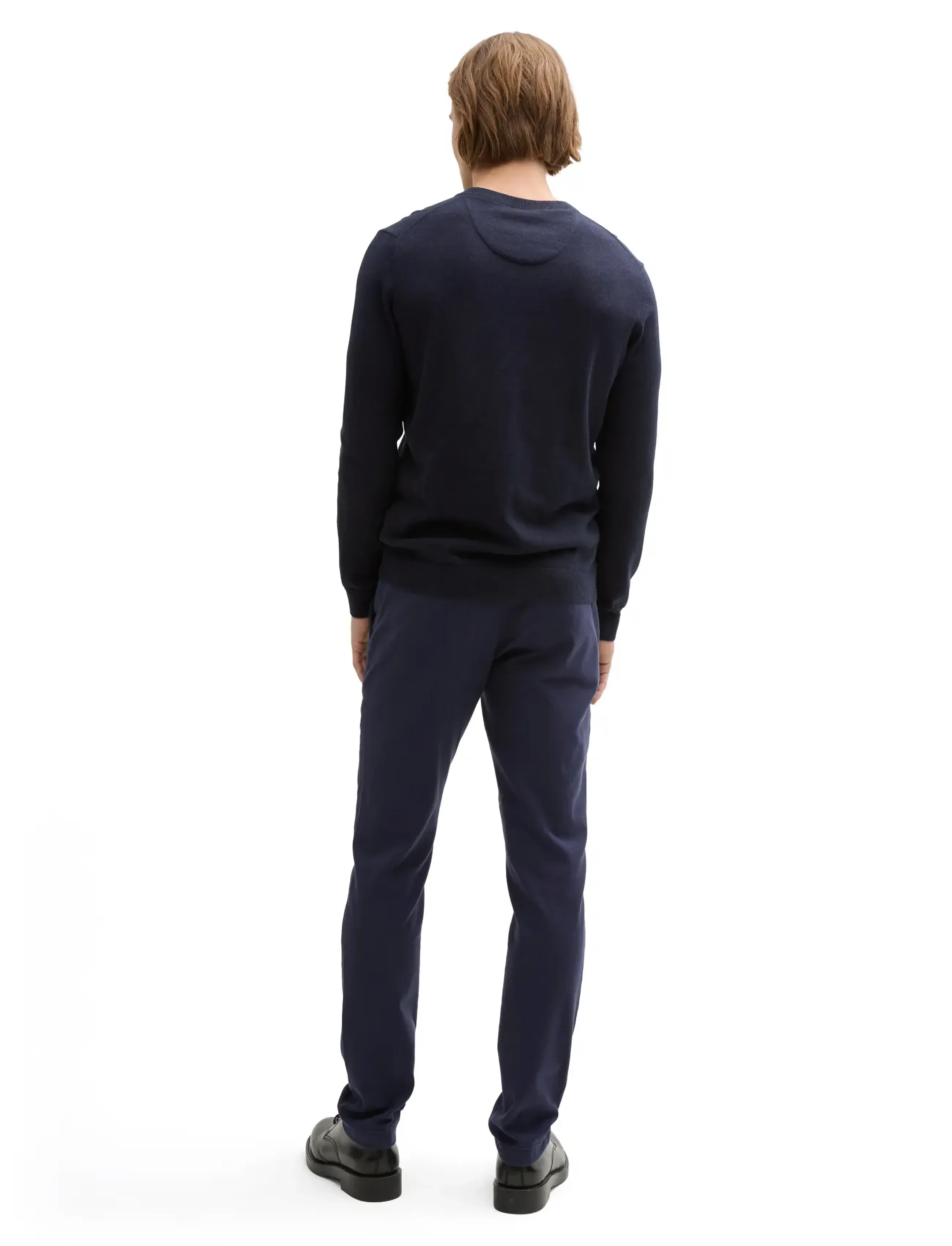 Tom Tailor - traveler slim chino - chinos - navy zig zag structure - 3