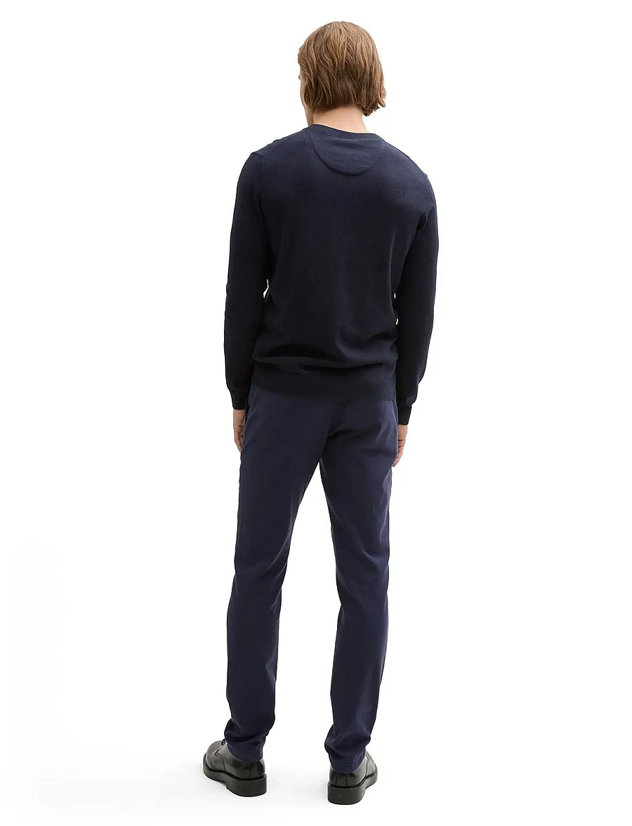 Tom Tailor - traveler slim chino - chinos - navy zig zag structure - 3
