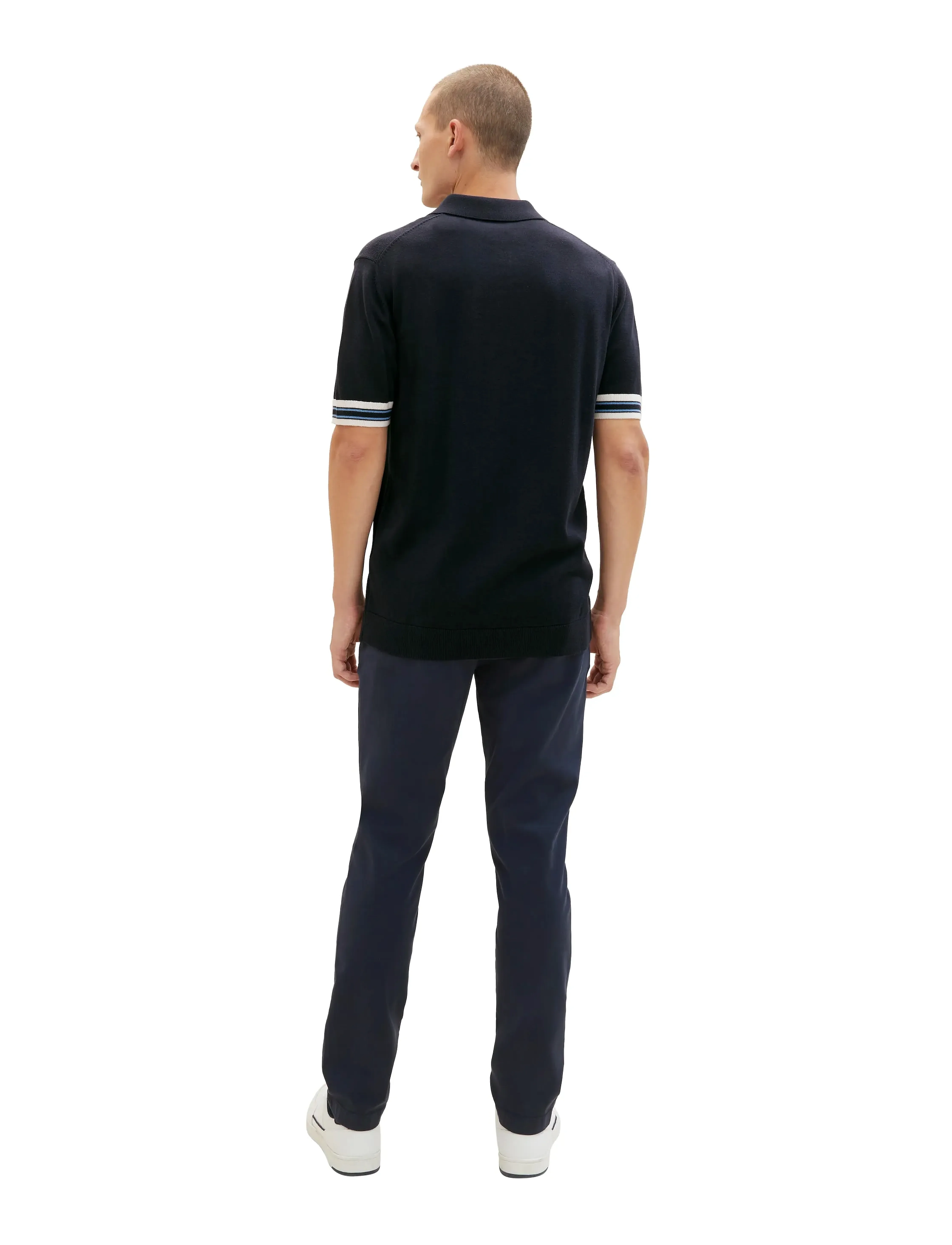 Tom Tailor - traveler sli - chinot - navy zig zag structure - 4
