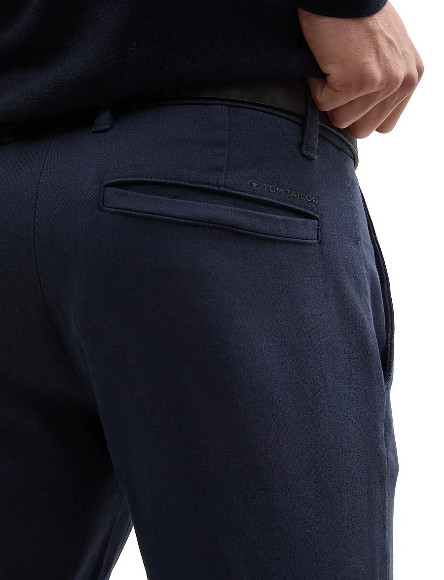 Tom Tailor - traveler slim chino - chinos - navy zig zag structure - 5