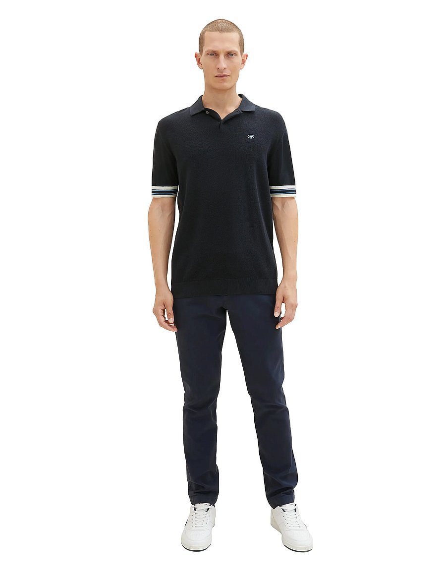 Tom Tailor - traveler sli - chinot - navy zig zag structure - 5
