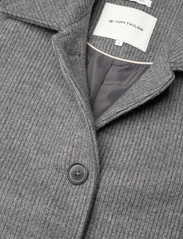 Tom Tailor - belted coat - vinterfrakker - dark grey melange - 2