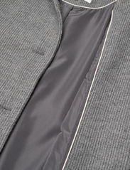 Tom Tailor - belted coat - vinterfrakker - dark grey melange - 4
