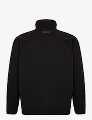 Tom Tailor - relaxed fleece troyer - teddy sweaters - black - 1