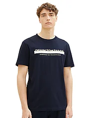 Tom Tailor - printed t-shirt - de laveste prisene - sky captain blue - 4