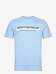 Tom Tailor - printed t-shirt - alhaisimmat hinnat - washed out middle blue - 0