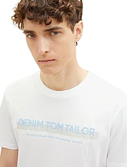 Tom Tailor - printed t-shirt - de laveste prisene - white - 4