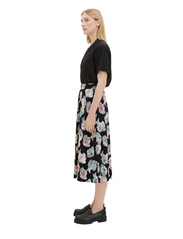 Tom Tailor - skirt plisse - lange rokken - tie dye flower design - 3