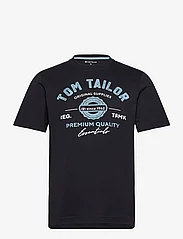 Tom Tailor - logo tee - lägsta priserna - black - 0