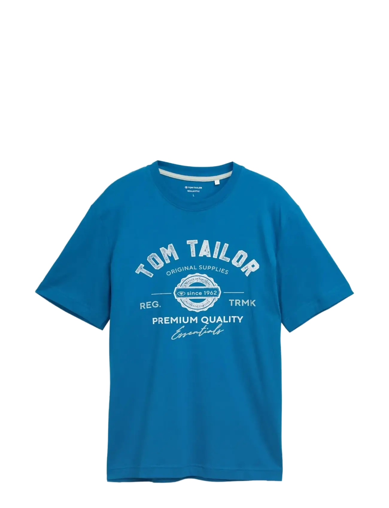 Tom Tailor logo tee - Kleidung - BLUE PETROL / blue