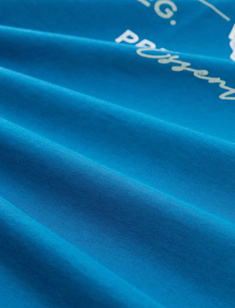 Tom Tailor - logo tee - short-sleeved t-shirts - blue petrol - 5