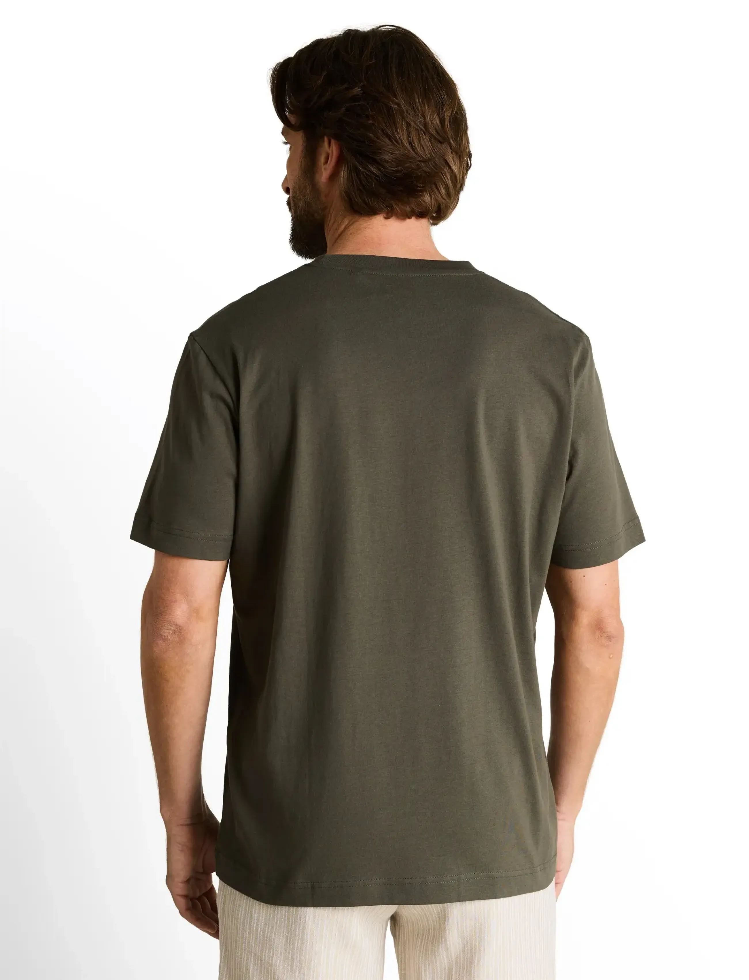 Tom Tailor - logo tee - kurzärmelig - deep leaf green - 2